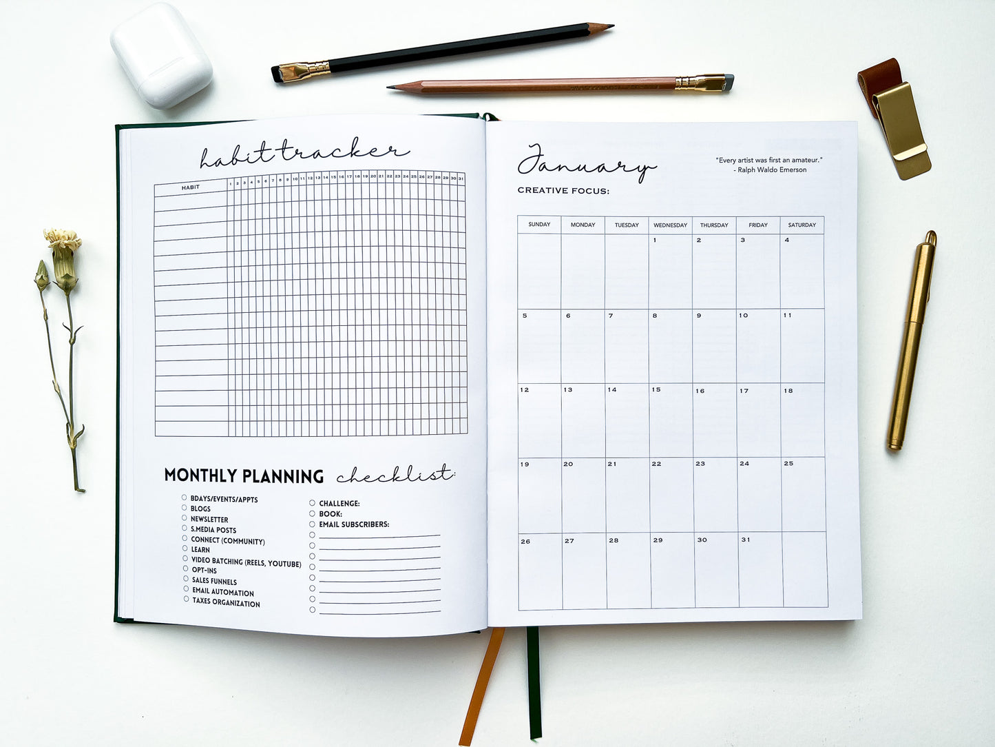 The Creative Climb 2025 Dated Planner