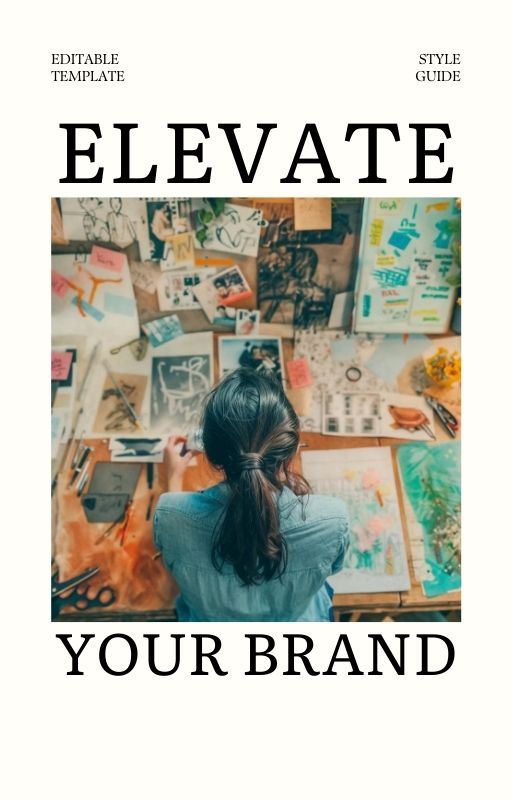 Editable Canva Brand Guide Template for Artists & Creative Entrepreneurs