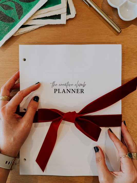 The Creative Climb Undated Planner - Digital Download